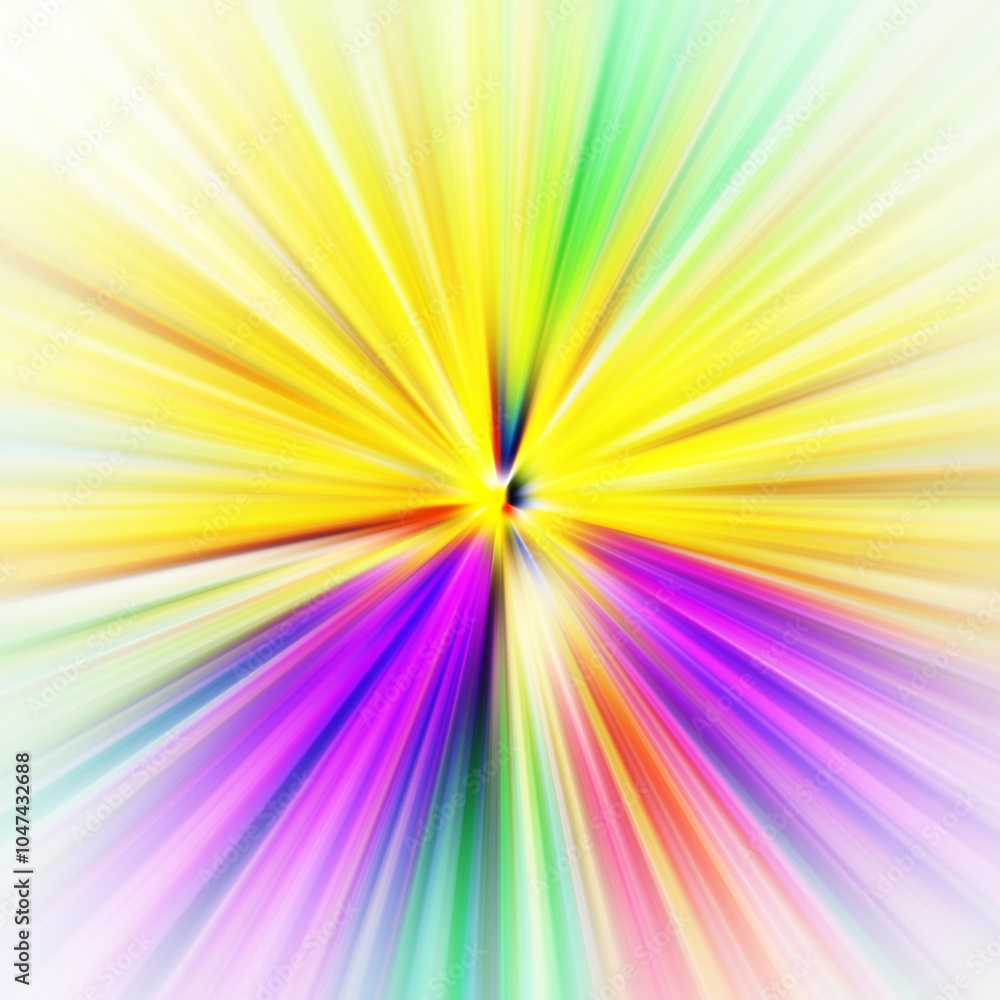 Fototapeta premium Colorful zoom motion effect. Abstract background.