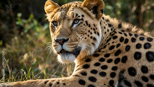 portrait of a leopard