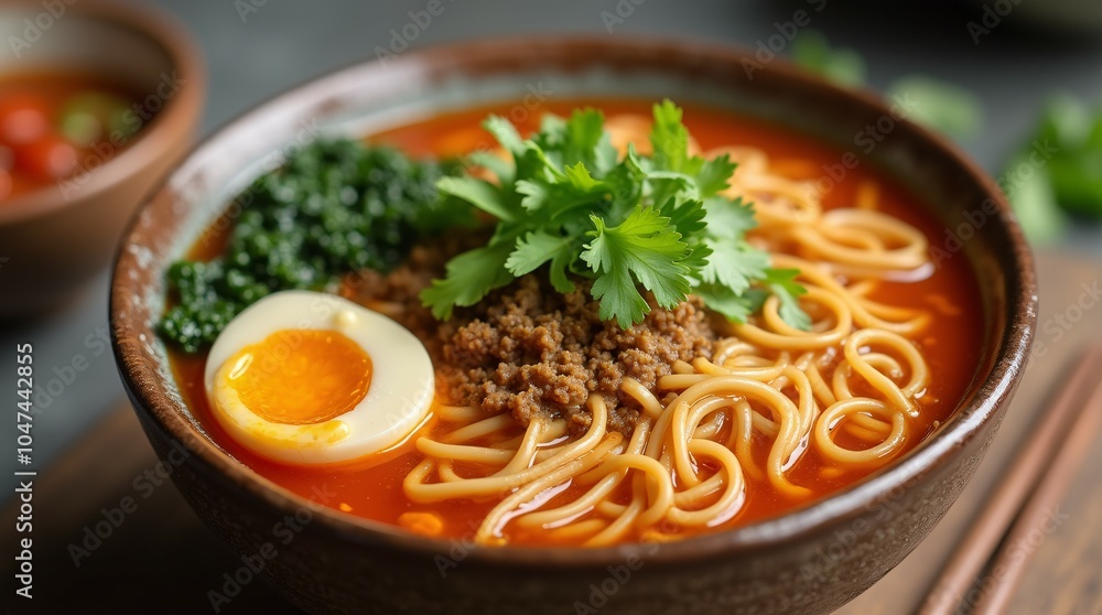 Steaming bowl of Thai-style noodle soup with rich flavors, tender meat, and a hint of lime. Steaming bowl of Thai-style noodle soup with rich flavors, tender meat, and a hint of lime.