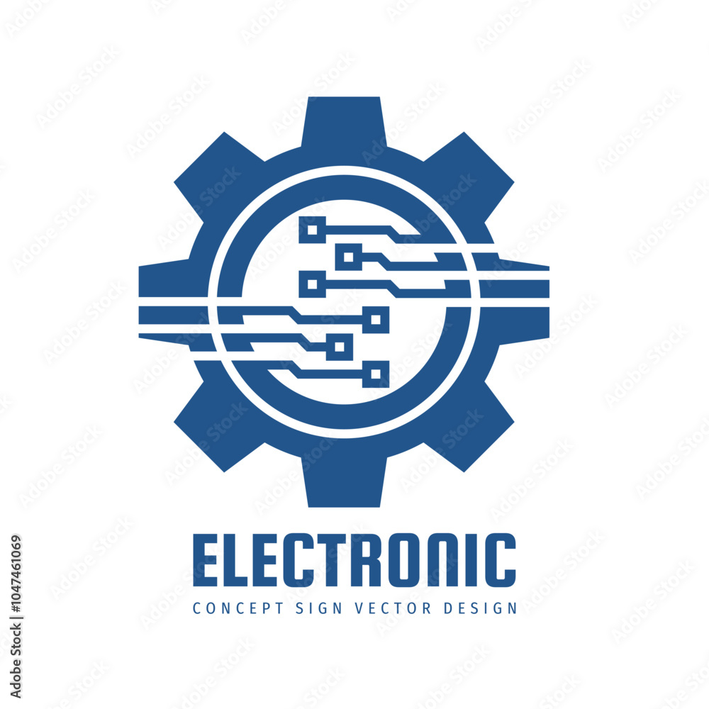 Technology gear concept business logo template design. Cogwheel mechanic sign. Computer network SEO icon. Search engine optimization. Line style. Graphic design element. Vector illustration Technology gear concept business logo template design. Cogwheel mechanic sign. Computer network SEO icon. Search engine optimization. Line style. Graphic design element. Vector illustration