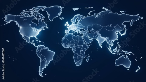 Connectivity in Geography: A Dynamic Outline of the World