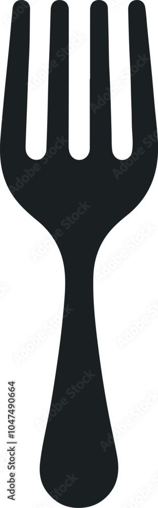 Obraz premium Fork, spoon vector