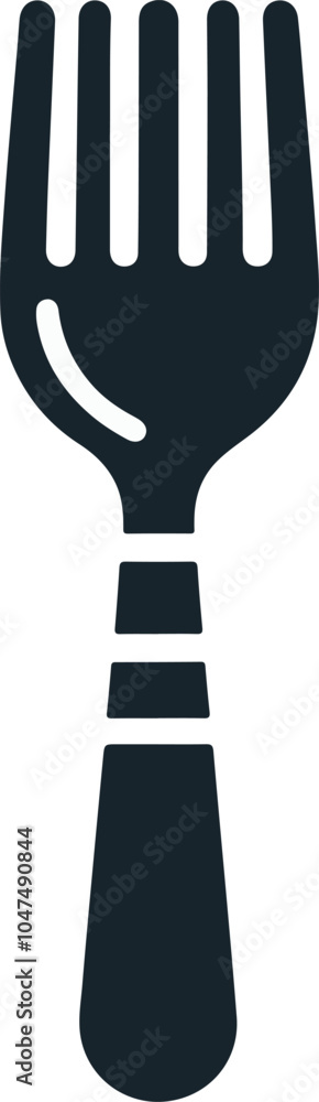 Obraz premium Fork, spoon vector