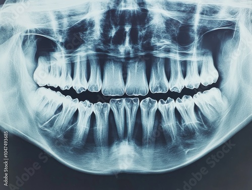 Dental X-ray of Jaw and Teeth photo