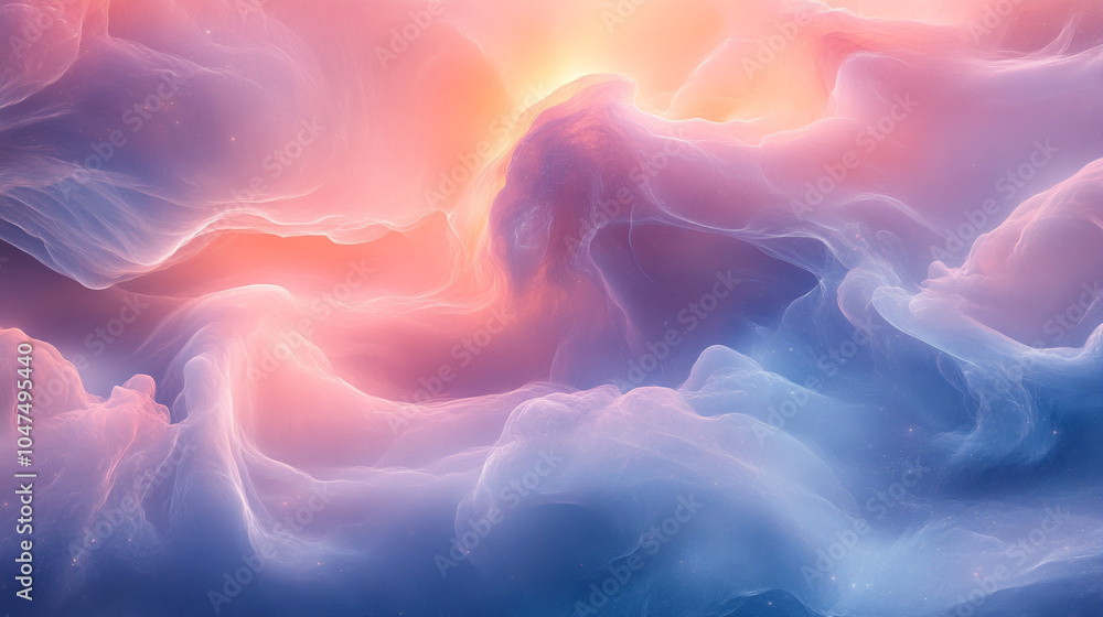 Fototapeta premium pink Purple smoke wavy abstract background closeup 