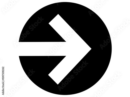 arrow inside circle