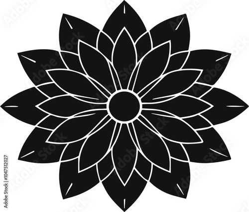 Flower Silhouette Vector