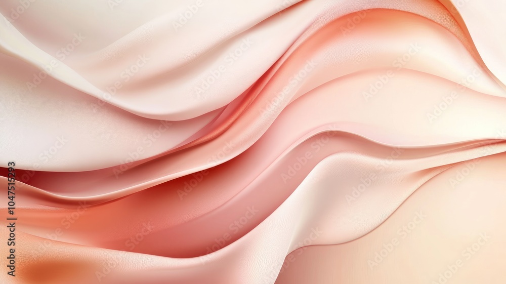 Wavy, pastel colored abstract background with smooth, flowing curves Wavy, pastel colored abstract background with smooth, flowing curves