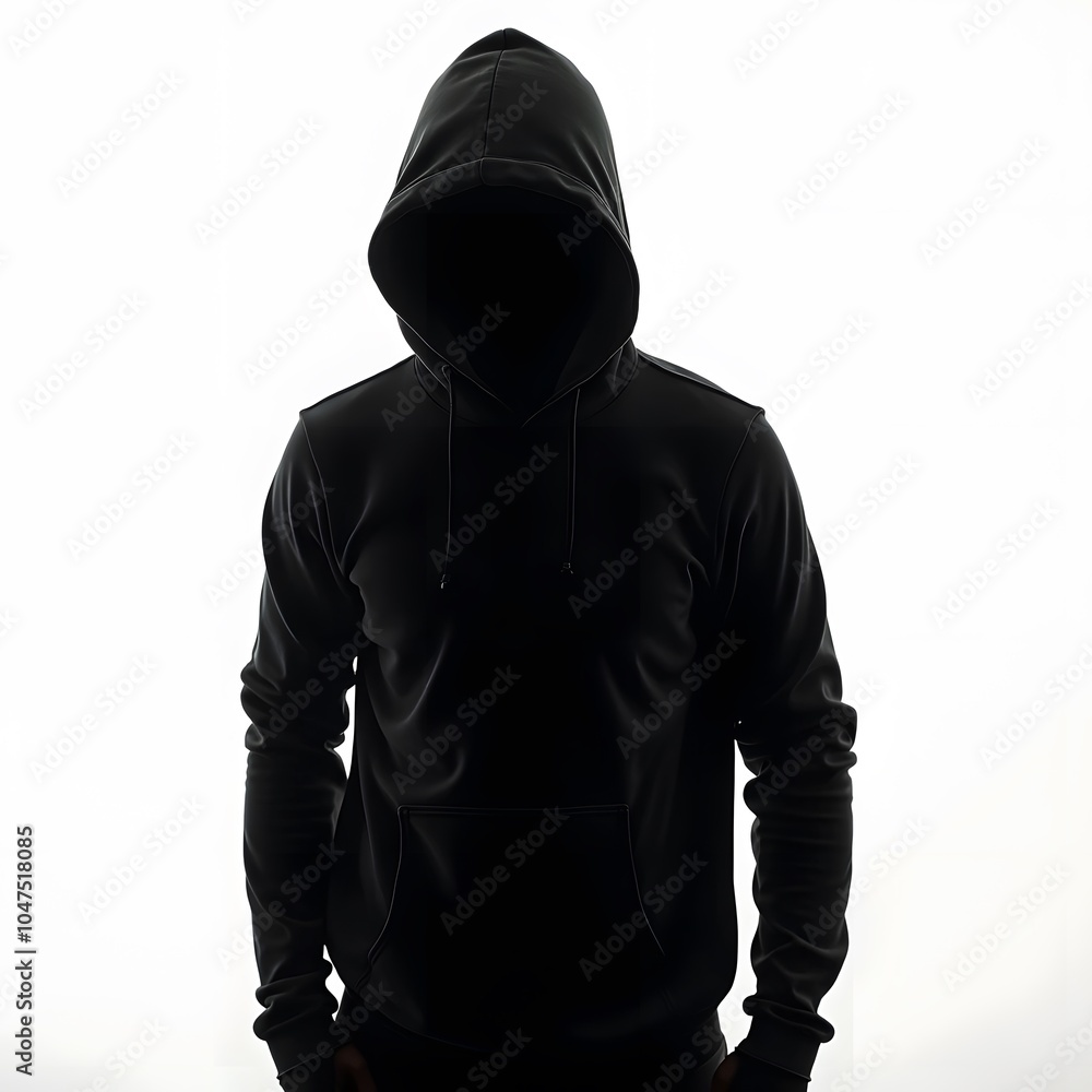 Anonymous Figure ISOLTED on White Background Anonymous Figure ISOLTED on White Background