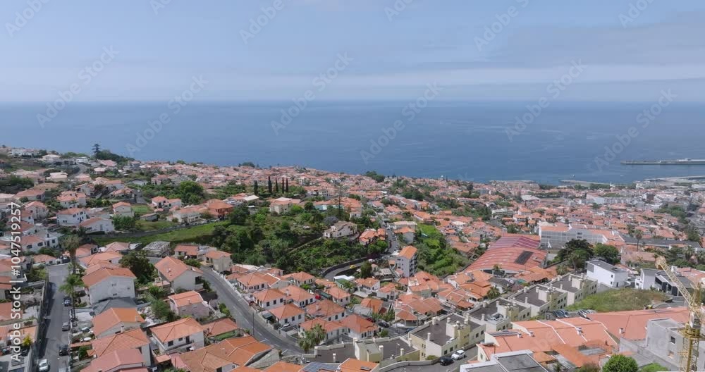 Scenic Aerial View of Funchal, Madeira Scenic Aerial View of Funchal, Madeira