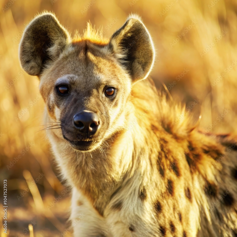 Fototapeta premium a hyena animal natural background