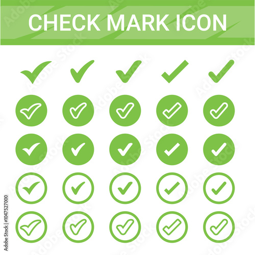 Check Mark, Valid, Yes, Confirmation, Okey, Positive checked, confirm, Acceptance in checklist, icons