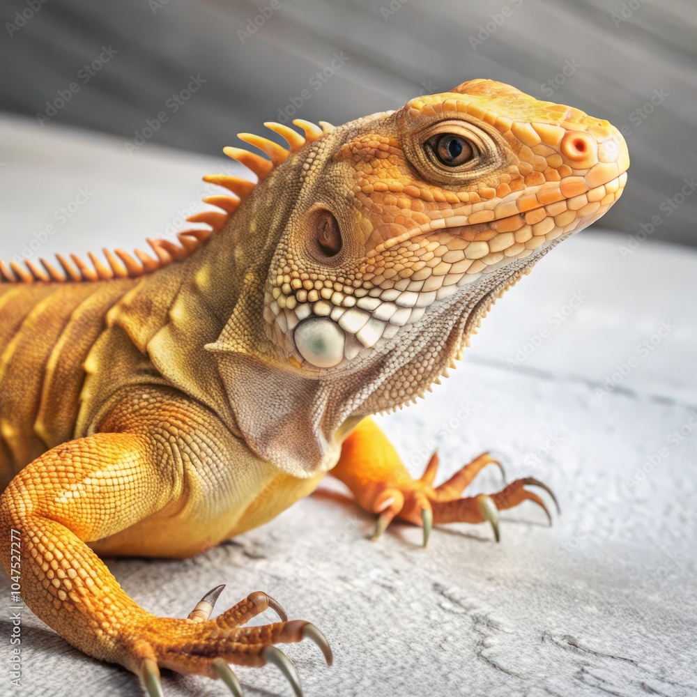 Fototapeta premium a lizard animal natural background