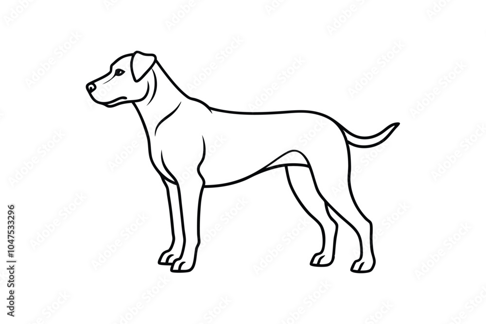 Dog Line Art Drawing – Minimalist Continuous Line Vector Illustration for Cute and Friendly Pet Design Dog Line Art Drawing – Minimalist Continuous Line Vector Illustration for Cute and Friendly Pet Design