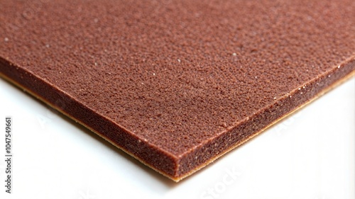 Close-up of Brown Sandpaper Texture