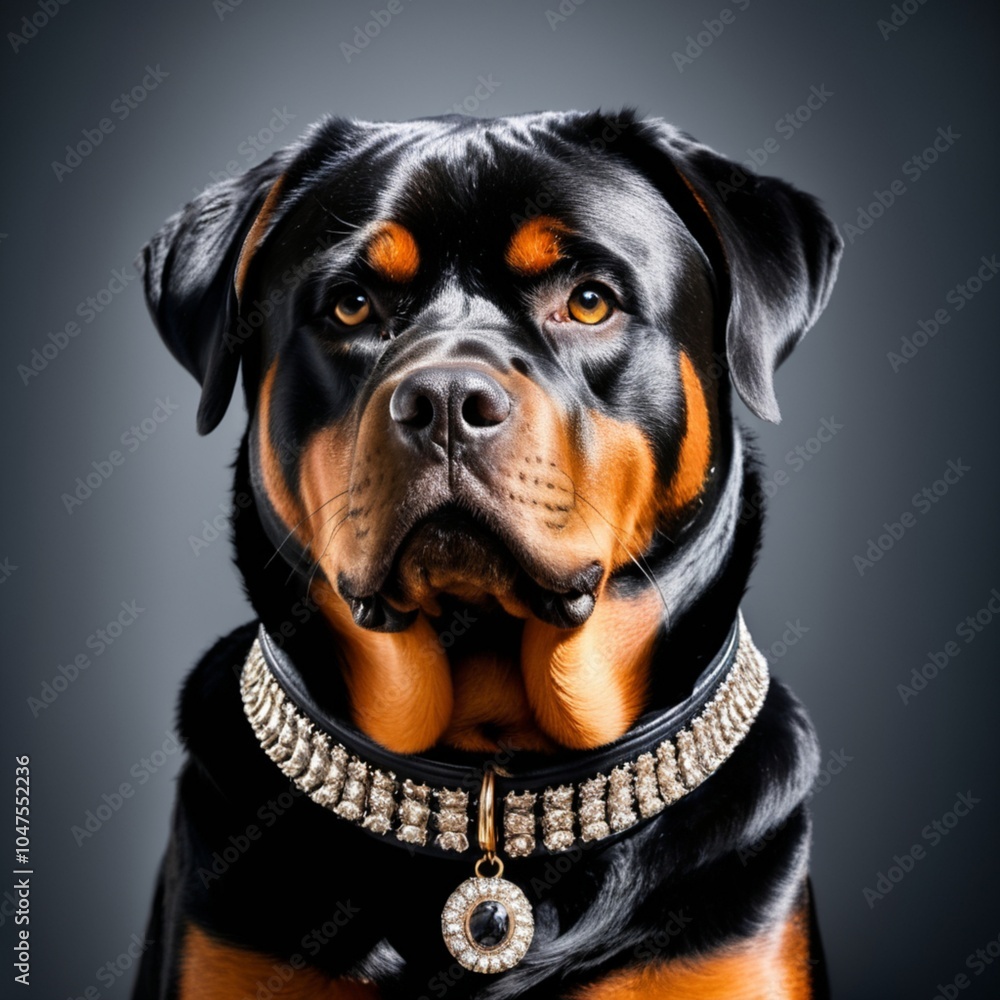 Obraz premium Rottweiler Portrait