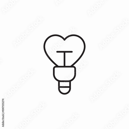 bulb light icon sign vector