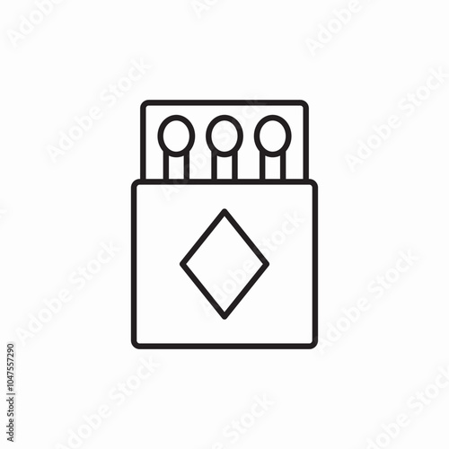 mathces box icon sign vector