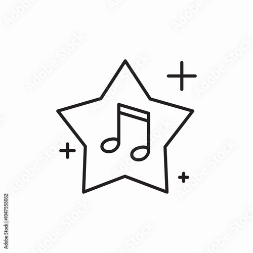 music file icon sign vector