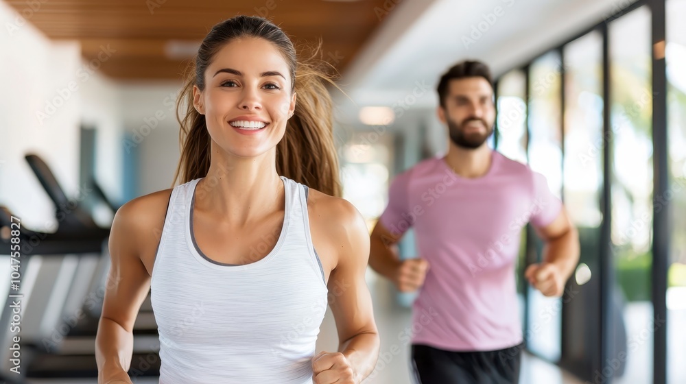 Embracing a healthy lifestyle the joy of running together in the gym to boost fitness and wellbeing Embracing a healthy lifestyle the joy of running together in the gym to boost fitness and wellbeing
