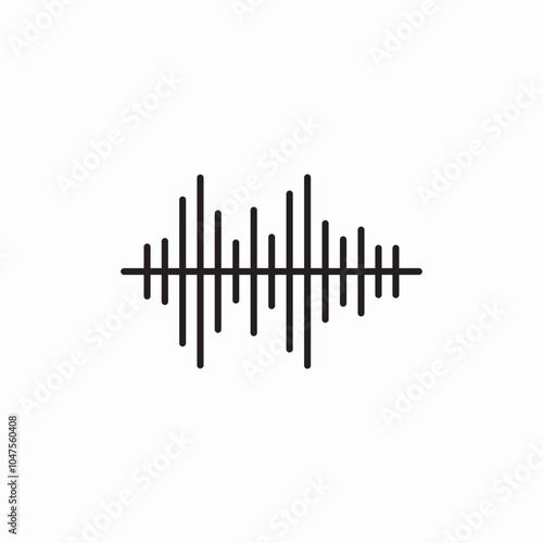 sound wave icon sign vector