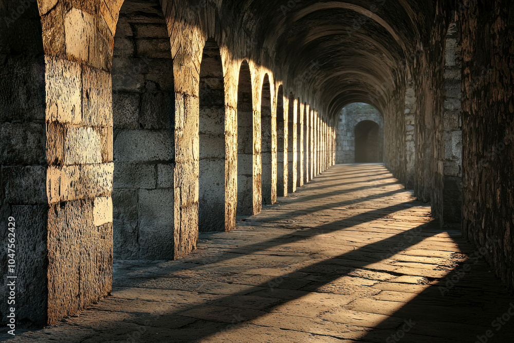 Obraz premium Roman aqueduct.