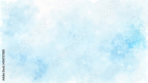Abstract light blue watercolor background with soft textures