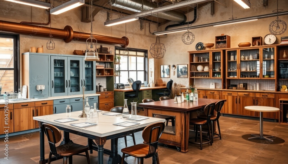 Modern kitchen with rustic charm Modern kitchen with rustic charm