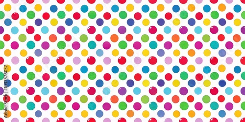 Abstract Colorful Polka Dot Pattern, Seamless, Background, Design, Texture , polka dots, pattern