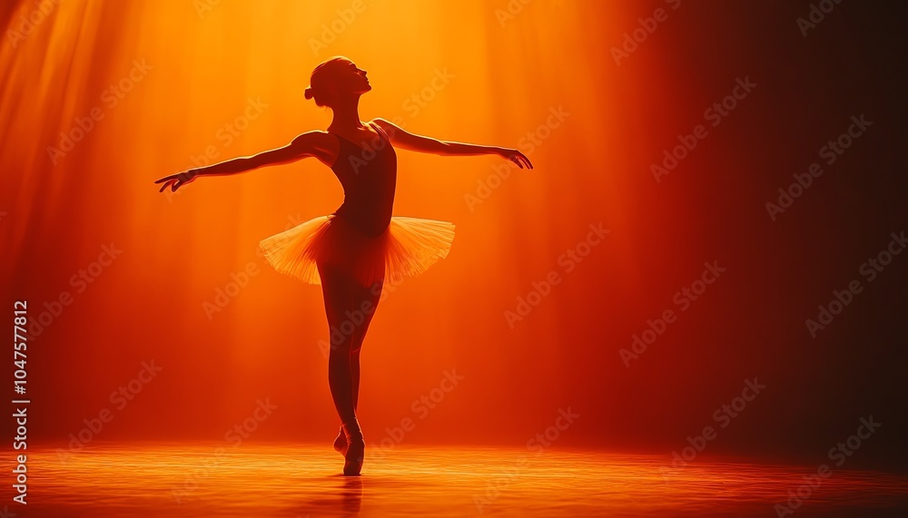 A graceful ballet dancer capturing the beauty of movement against a warm, glowing backdrop, showcasing elegance and passion. A graceful ballet dancer capturing the beauty of movement against a warm, glowing backdrop, showcasing elegance and passion.