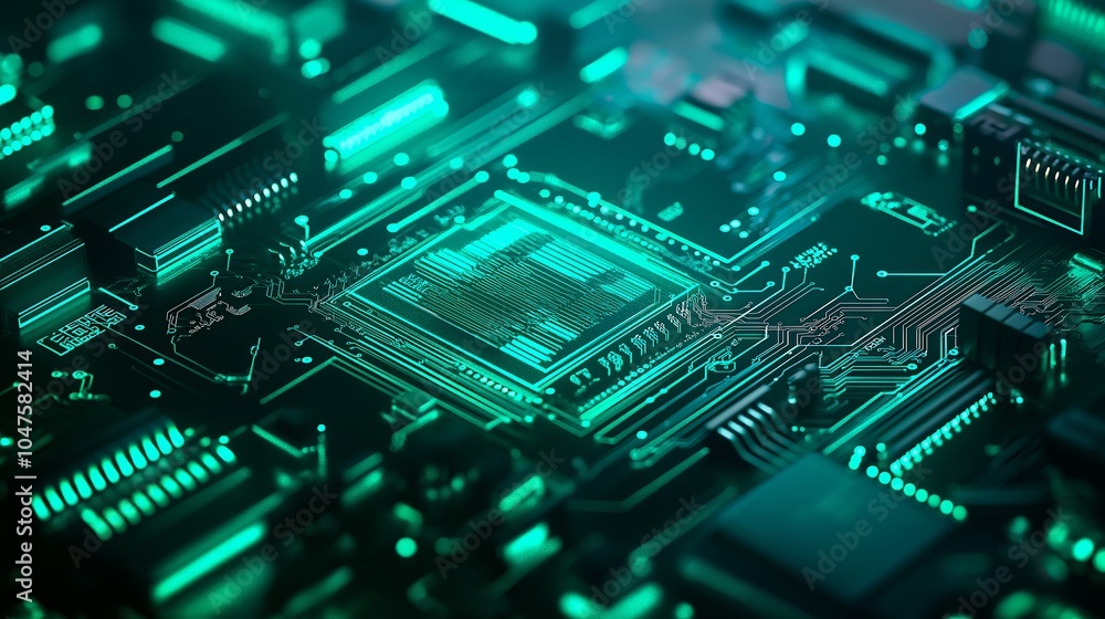 computer motherboard with cpu. computer motherboard with cpu.