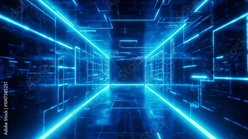 abstract background with digital effects.