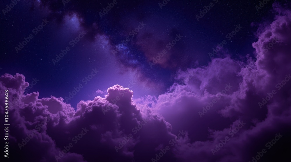 A starry night sky serves as a captivating background, featuring swirling nebula clouds in shades of purple and blue, filled with twinkling stars that enhance the mystical atmosphere. A starry night sky serves as a captivating background, featuring swirling nebula clouds in shades of purple and blue, filled with twinkling stars that enhance the mystical atmosphere.