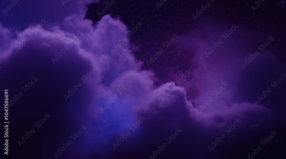 A starry night sky serves as a captivating background, featuring swirling nebula clouds in shades of purple and blue, filled with twinkling stars that enhance the mystical atmosphere. A starry night sky serves as a captivating background, featuring swirling nebula clouds in shades of purple and blue, filled with twinkling stars that enhance the mystical atmosphere.