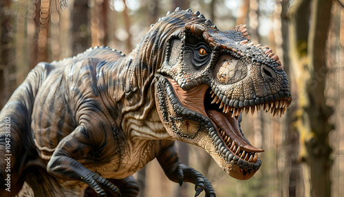 Tyrannosaurus rex in DierenPark outdoors photo