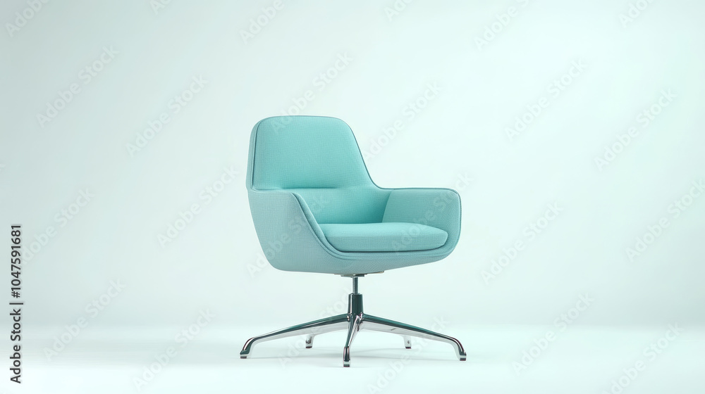 Imagine a sleek office chair placed against a crisp white background. Imagine a sleek office chair placed against a crisp white background.