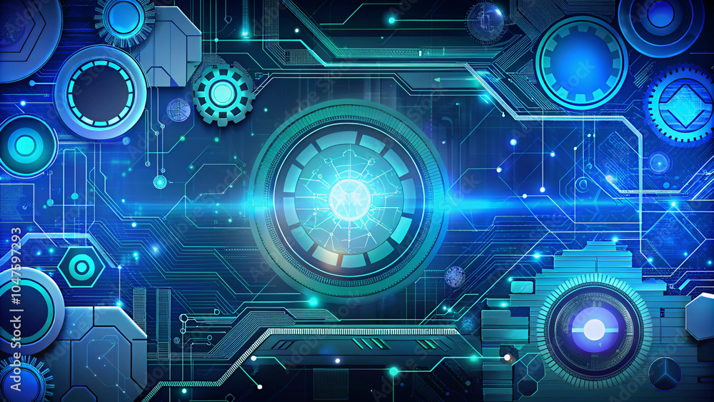 Technology background Technology background