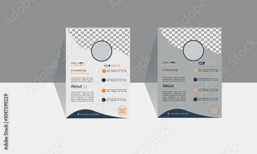 modern medical flayer design and set with colour, medical flayer template design.