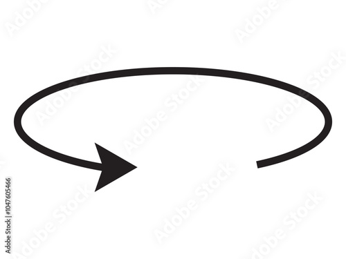 Round and Rotation arrow icon with angle 45, 90, 180, 360 degrees vector illustration. angles of turn swivel icon 45 to 360 degrees icon.