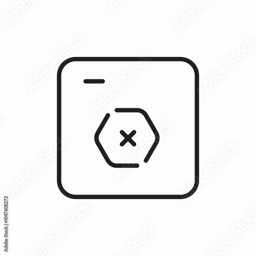website delete icon sign vector