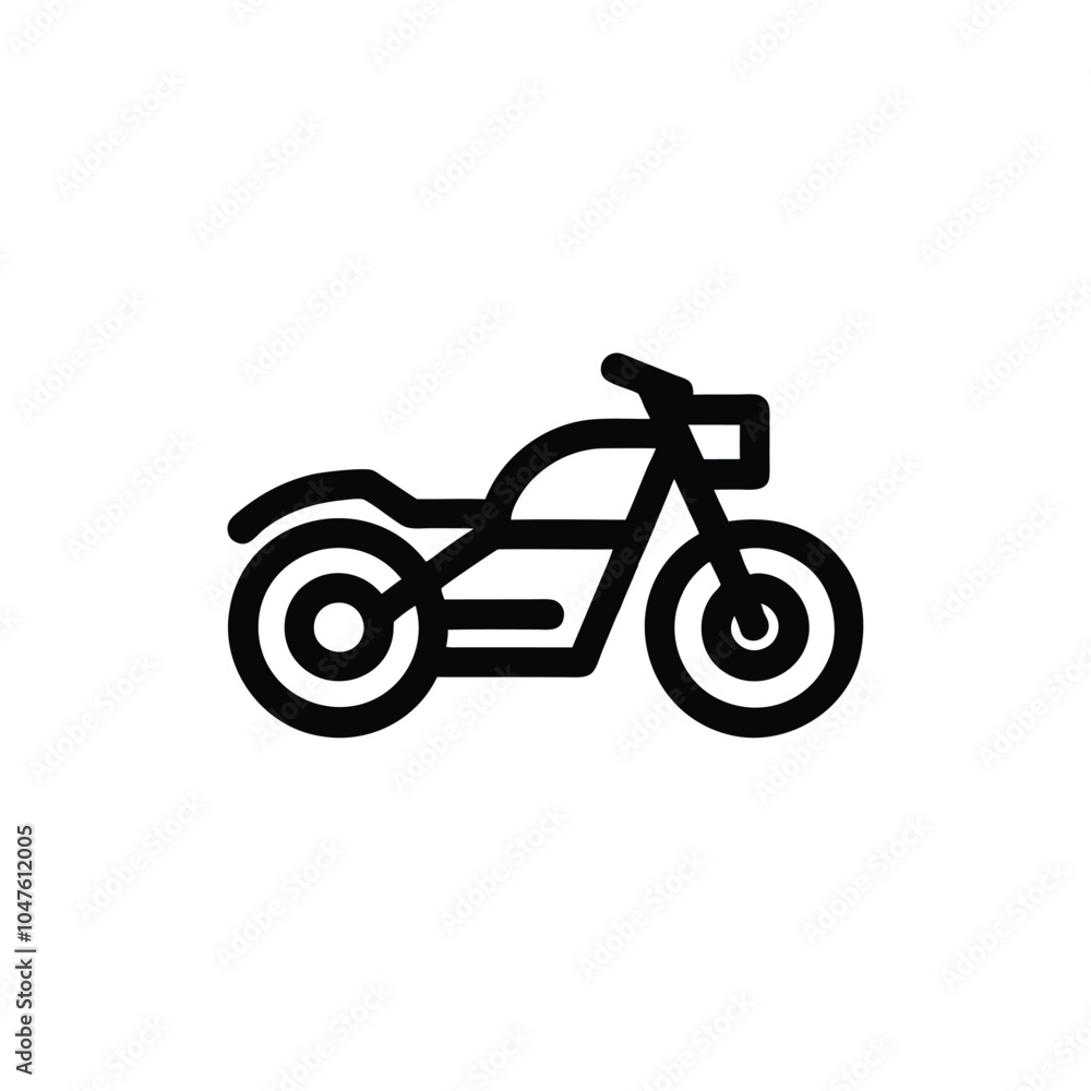 Motor Bike Lined Icon Motor Bike Lined Icon