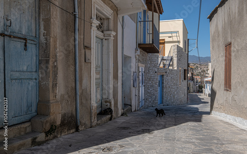 Kalavasos, a small charming traditional village, located in a valley and  mountains on both sides, located 6 km north of Zygi village, Larnaka District, Cyprus  photo