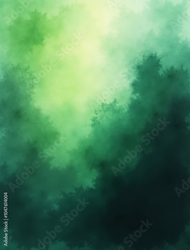 abstract watercolor green black background