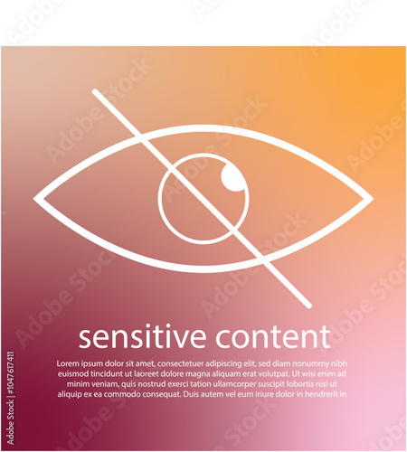 icon sensitive content