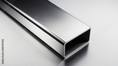 Wallpaper Mural High-quality image of aluminum square tubing, ideal for construction, architecture, or industrial design visuals, showcasing the durable, sleek material. Torontodigital.ca
