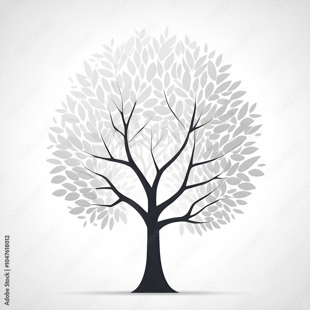 Obraz premium tree illustration