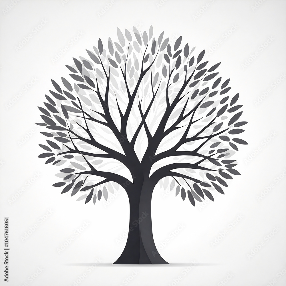 Obraz premium tree illustration