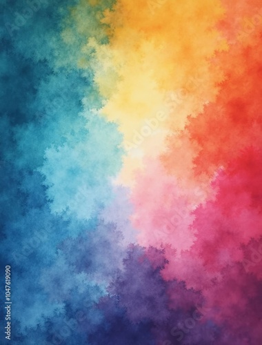 colorful watercolor copy space pattern background