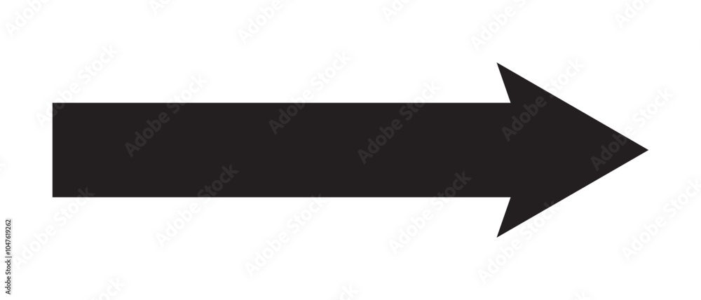 Arrow icon. long line arrow vector. flat style Arrow symbol. simple Arrow icon on a white background. Arrow icon. long line arrow vector. flat style Arrow symbol. simple Arrow icon on a white background.