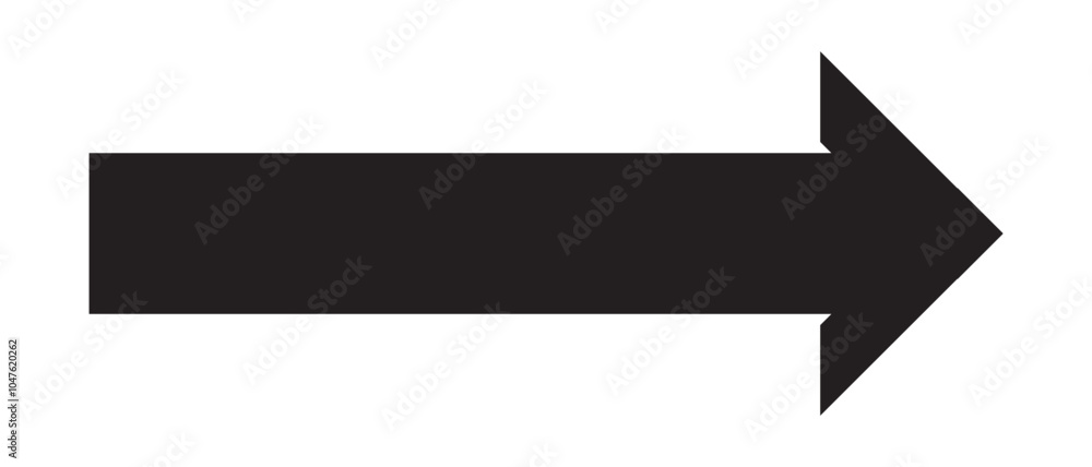 Arrow icon. long line arrow vector. flat style Arrow symbol. simple Arrow icon on a white background. Arrow icon. long line arrow vector. flat style Arrow symbol. simple Arrow icon on a white background.